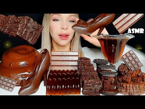 ASMR | CHOCOLATE CINDERELLA, KIT-KAT, Brownies 초콜릿 디저트먹방 Chocolate PARTY MUKBANG (Eating Sounds)