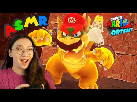 Super Mario Odyssey ASMR 🍄 I FINALLY Beat the Game! 🌑 Tingly Whispering