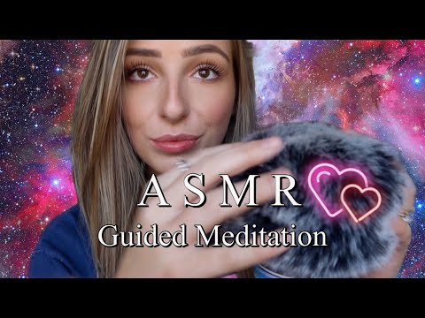 ASMR Guided Meditation for Sleep and Anxiety | Fluffy Mic Scratching