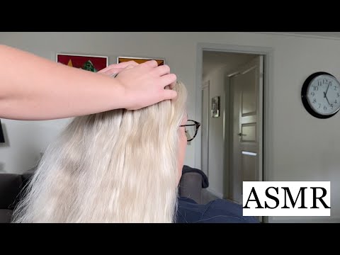 ASMR Scalp Massage, Hair Brushing & Scratching Sounds For Deep Sleep (no talking)
