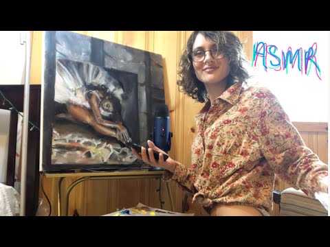 Adding Detail | Fine-Tuning Morning Routine Paint Sesh | ASMR Whispers and Oil Paint Sounds