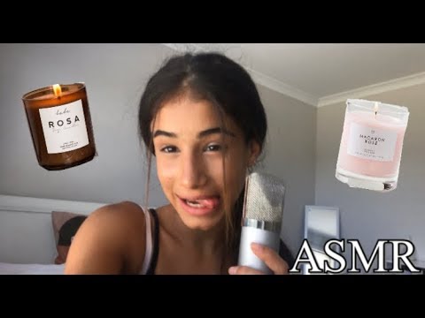 ASMR || TAPPING AND SCRATCHING ON CANDLES 🕯