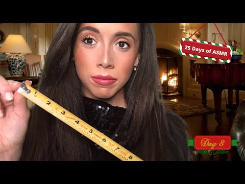 ASMR MEASURING YOU (clipboard tapping + writing sounds)  | 25DaysOfASMR | Day 8