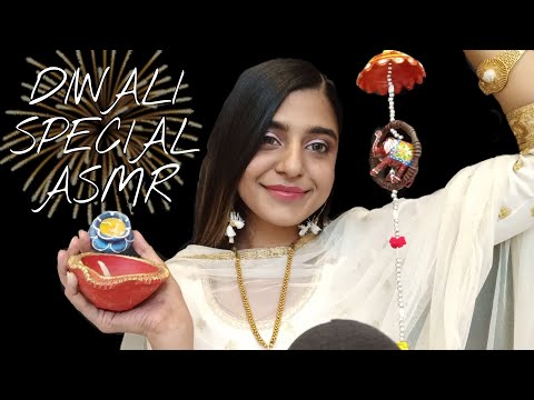 INDIAN ASMR | Diwali Special Handcrafts Trigger Assortment *Lots Of Tapping*