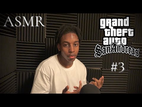 [ASMR] GTA San Andreas gameplay (3) fast controller sounds // close whispering