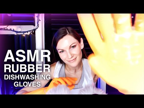 ASMR Rubber Dishwashing Gloves Roleplay (Guaranteed Tingles)