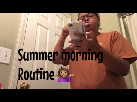 ASMR- short summer morning routine| boring. 💕😂