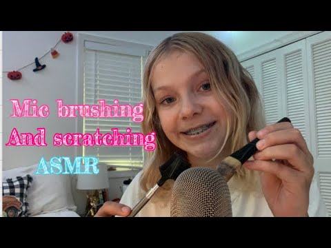 Mic scratching +mic brushing ASMR