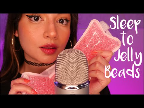 ASMR ~BRAIN MASSAGE~ Gel Beads In Your Ears (Squishing, Sticky Tapping, Sticky/Water Sounds)