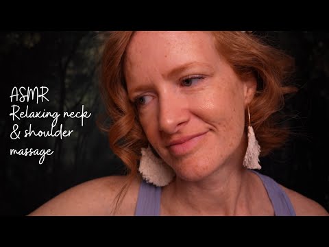 ASMR *Gentle* Neck and Shoulder massage for sleep with layered sounds