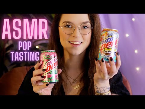 ASMR | Strange Fizzy Drinks | Whispered Taste Test