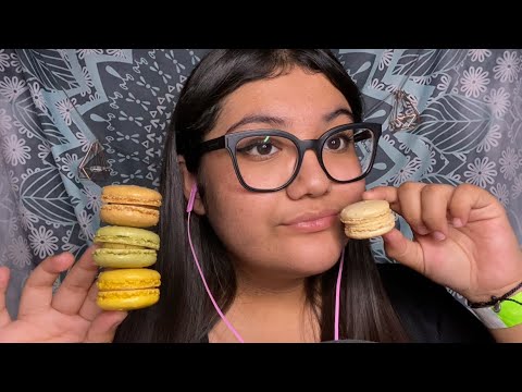 ASMR ~ EATING FRENCH MACAROONS 🇫🇷 *EATING SOUNDS*