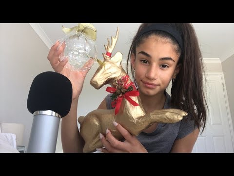 ASMR || Tapping and Scratching on Christmas Items 🎅🏼 *Highly requested*