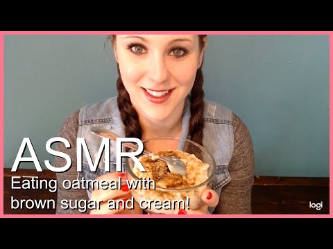 ASMR Eating Oatmeal - No Talking