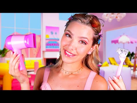 ASMR Barbie Cuts your Hair, Shaves and Dresses you UP! (You're Ken)