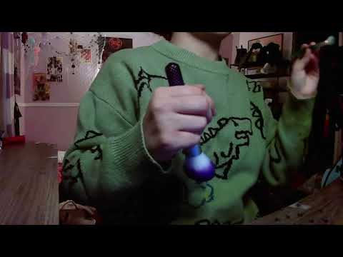 lofi camera and mic brushing asmr