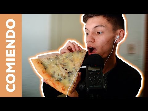 ASMR COMIENDO pizza 🍕 ASMR ESPAÑOL