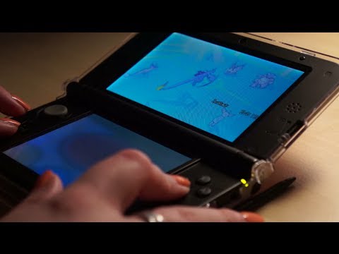 Binaural 3D ASMR. Playing 3DS (Touchscreen & Button Sounds)