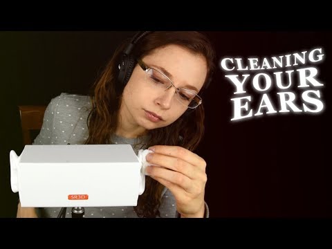 ASMR Relaxing Ear Cleaning With Scented/Bubbling Witch Hazel 👂