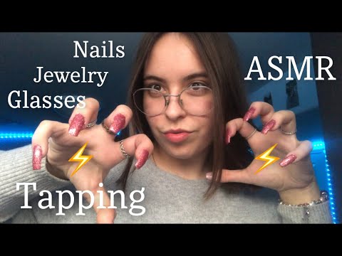 Fast Nail Tapping, Hand Sounds & Jewelry Sounds ASMR