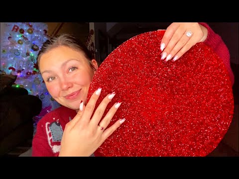 ASMR| TAPPING + SCRATCHING on Christmas Items🎅🏼✨💅🏼 ***TINGLES ASSORTMENT***
