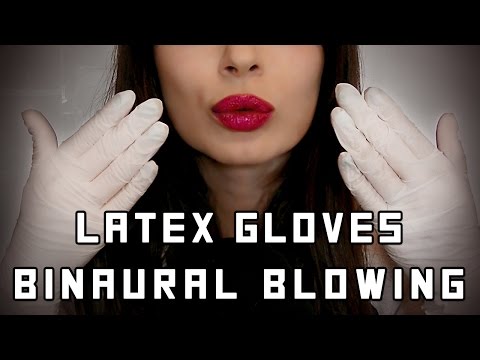ASMR EARGASM 💋 Blowing + Latex Gloves sounds (Eng) 🗝