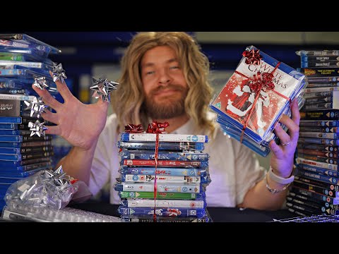 [ASMR] most hipster XMAS DVD store EVER