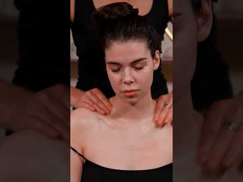 ASMR relaxing neck and décolletage massage for Lisa #asmr