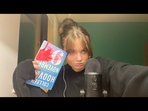 ASMR RAMBLING AND TAPPING ON BOOKS