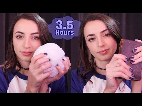 3.5 Hours of ASMR Layered Sounds & Whispering