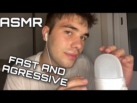 ASMR RÁPIDO Y AGRESIVO/ FAST AND AGRESSIVE para DORMIR (Tapping, Scratching, Mouth Sounds..)