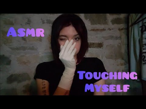 ASMR ◇ Touching me with latex gloves 🤍