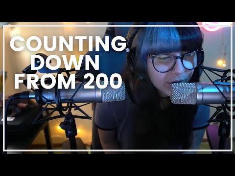 ASMR // 😴 Counting Down from 200 to Help you Sleep