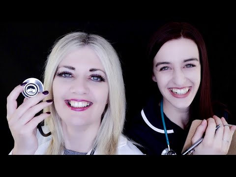 ASMR Relaxing and Tingly Medical Exam with Doctor & Student Nurse | Collab with Ali May ASMR