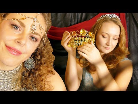 The ASMR Royal Treatment! Double Personal Attention By The Queen & Princess