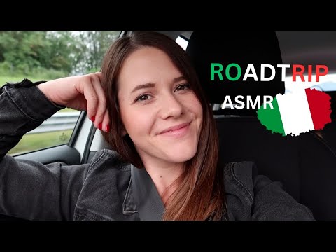 ASMR Entspannter Roadtrip mit sanftem Flüstern ❤️🇮🇹 Italy Whispervlog in German/Deutsch
