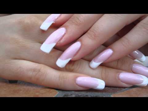 ASMR: tapping, I show my long Natural nails with french manicure (FULL VERSION) - (video 41)
