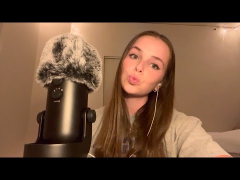 Asmr🙌 guess the trigger: mouth sounds💋, hand movements, lots of tapping👏✨