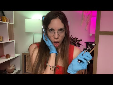 Fast Chaotic ASMR - Unprofessional Doctor General Checkup (Progressively more weird, aggressive)