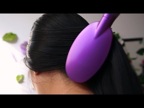 ASMR Hair Brushing (Up Close POV), NAPE OF THE NECK TINGLES, Scalp + Back Scratching Through Hair!