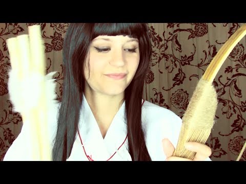 ASMR. Inuyasha Role Play. Personal Attention, Ear Cleaning & Healing with Kikyo