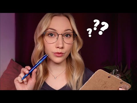 ASMR Asking You SUPER Personal and Philosophical Questions…❓