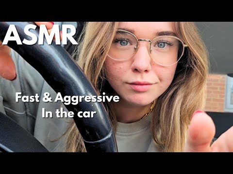 LOFI ASMR in the car (Fast & Aggressive) Super Tingly