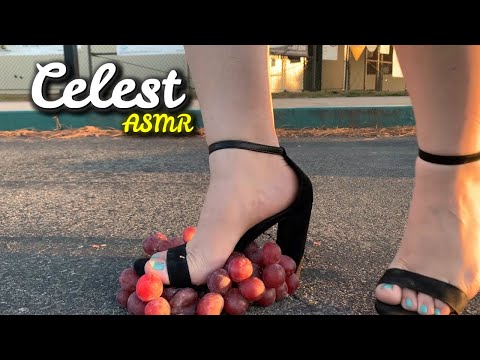 OUTSIDE HIGH HEEL FRUIT CRUSH | Celest ASMR