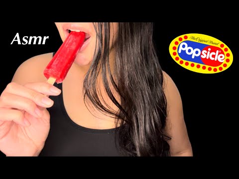 Asmr Popsicle Eating No Talking