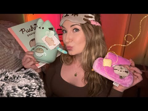 Tingly Pusheen Collection for Those Who Desperately Need Sleep | ASMR Whispered Tapping & Scratching
