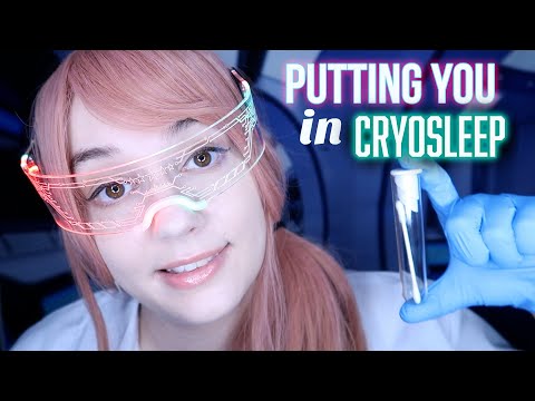 ASMR PUTTING YOU IN CRYOSLEEP SCIFI ROLEPLAY ~ PERSONAL ATTENTION ~ INTENSE SOUNDS ~ SPACE AMBIENCE