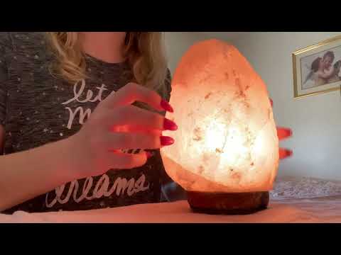ASMR Salt Lamp Scratching with Long Nails (Fast & Aggressive)