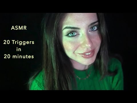 SLOW ASMR| 20 TRIGGERS IN 20 MINUTES ✨