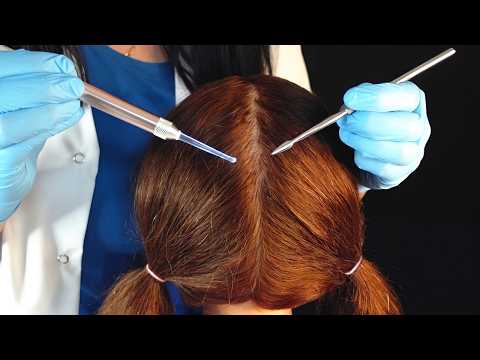 ASMR Medical Scalp Check with Bad Results (Whispered)